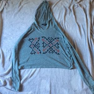 Cropped hoodie
